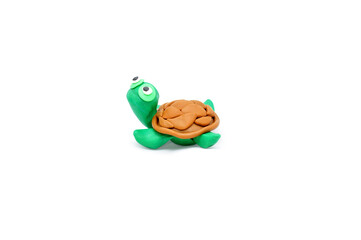 turtle made of plasticine