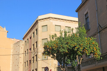 Fototapeta premium Historic building in Tarragona, Spain 