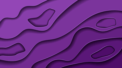 Stylish abstraction in purple colors. Layer on layer