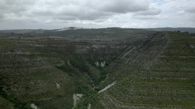 Porto de Mos geological phenomenon natural amphitheatre Fornea, in Portugal