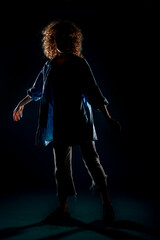 Obraz premium Modern dance silhouette artist