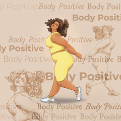 519_Body Positive girl dancing