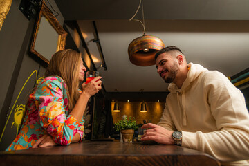 Having a great date in the bar