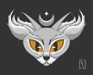 gato version negativo