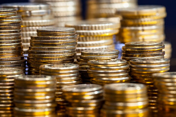 metal coins denominated in Polish zloty