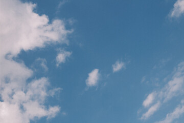 blue sky with clouds