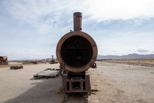 Train Grave Yard In Bolivia