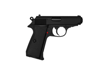 Air gun. Modern pneumatic weapon for air soft, sports and entertainment. A dummy, a copy of a real...