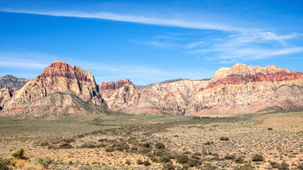 Red Rock Canyon National Conservation Area in Nevada - obrazy, fototapety, plakaty