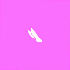 PINK BUNNY VECTOR LOGO
