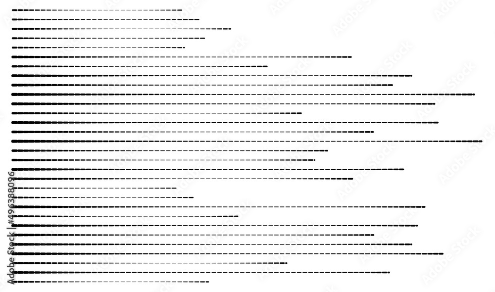 Poster Irregular random lines, stripes pattern vector element