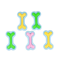 illustration of an alphabet toys for dog and cat pet