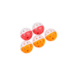 red and yellow buttons toys for dog and cat pet
