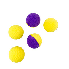 golf balls isolated toys for dog and cat pet