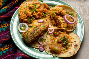 Tacos called de guisado. Mexican food