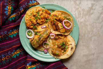 Tacos called de guisado. Mexican food