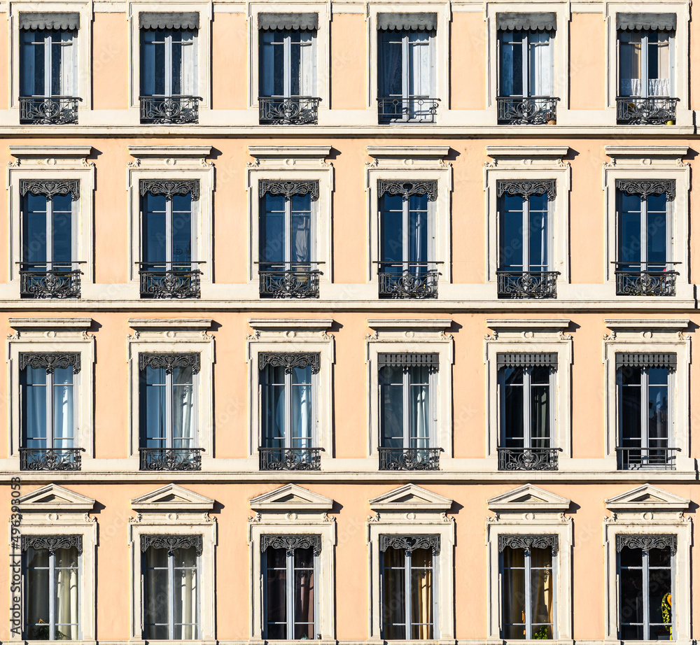 Wall mural Lyon facade