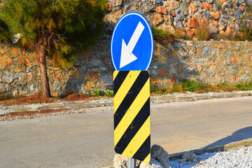 road signs, traffic rules, asphalt