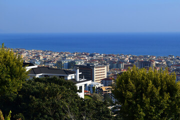 view of the city of Alanya and the sea