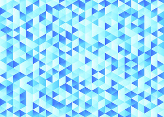 Triangle blue lightblue darkblue abstract geometric gradient background