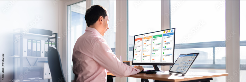 Poster Scrum Manager Agile Software Project