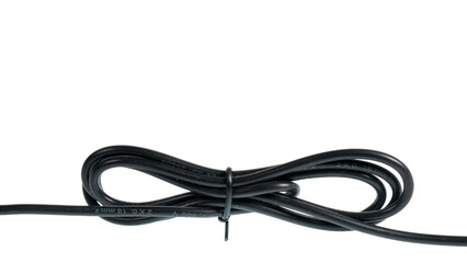 black wires on a white background. attributes for connecting electronics