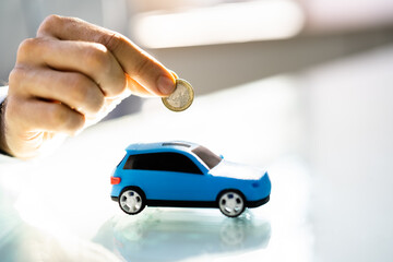 Saving Money For Car. Vehicle Prices