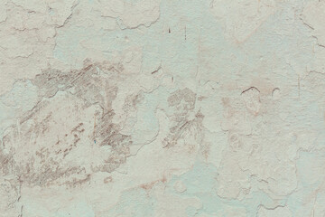 Pastelkleurige betonnen muur met natuurlijke gebreken. Fragment van het cementoppervlak met natuurlijke textuur. Monochroom palet van tinten.