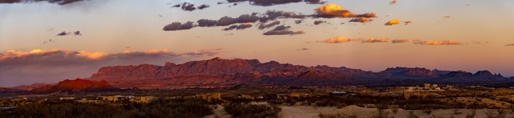 Naklejka premium Terlingua Sunset
