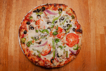 Delicious Italian Vegetarian Pizza