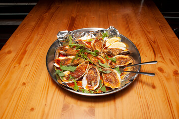 Traditional Steamed Oysters
