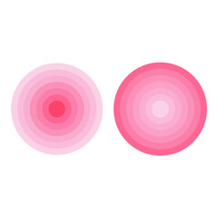 Several circles overlap in an orderly fashion.Gradually pink gradient colors.For putting on ad text, website or beautiful background.Blue, Pink , Black.