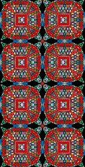 Fractodome Colorful Seamless Fractal Patterns