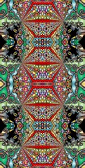 Fractodome Colorful Seamless Fractal Patterns