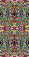 Fractodome Colorful Seamless Fractal Patterns