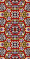 Fractodome Colorful Seamless Fractal Patterns