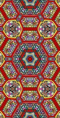 Fractodome Colorful Seamless Fractal Patterns
