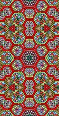 Fractodome Colorful Seamless Fractal Patterns