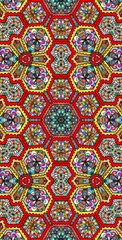 Fractodome Colorful Seamless Fractal Patterns