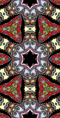 Fototapeta premium Fractodome Colorful Seamless Fractal Patterns