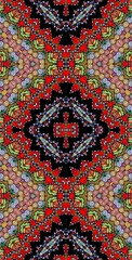 Fractodome Colorful Seamless Fractal Patterns