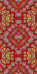 Fractodome Colorful Seamless Fractal Patterns