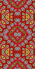 Fractodome Colorful Seamless Fractal Patterns