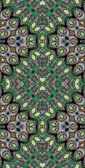 Fractodome Colorful Seamless Fractal Patterns