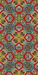Fractodome Colorful Seamless Fractal Patterns