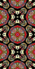 Fractodome Colorful Seamless Fractal Patterns