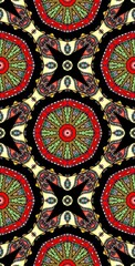 Fractodome Colorful Seamless Fractal Patterns