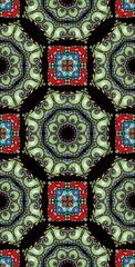 Fractodome Colorful Seamless Fractal Patterns