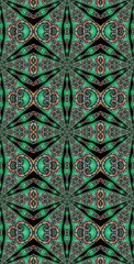 Fractodome Colorful Seamless Fractal Patterns