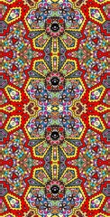 Fractodome Colorful Seamless Fractal Patterns